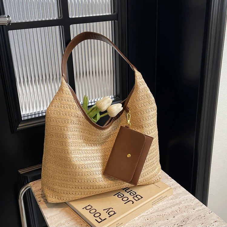Straw Hobo Bag