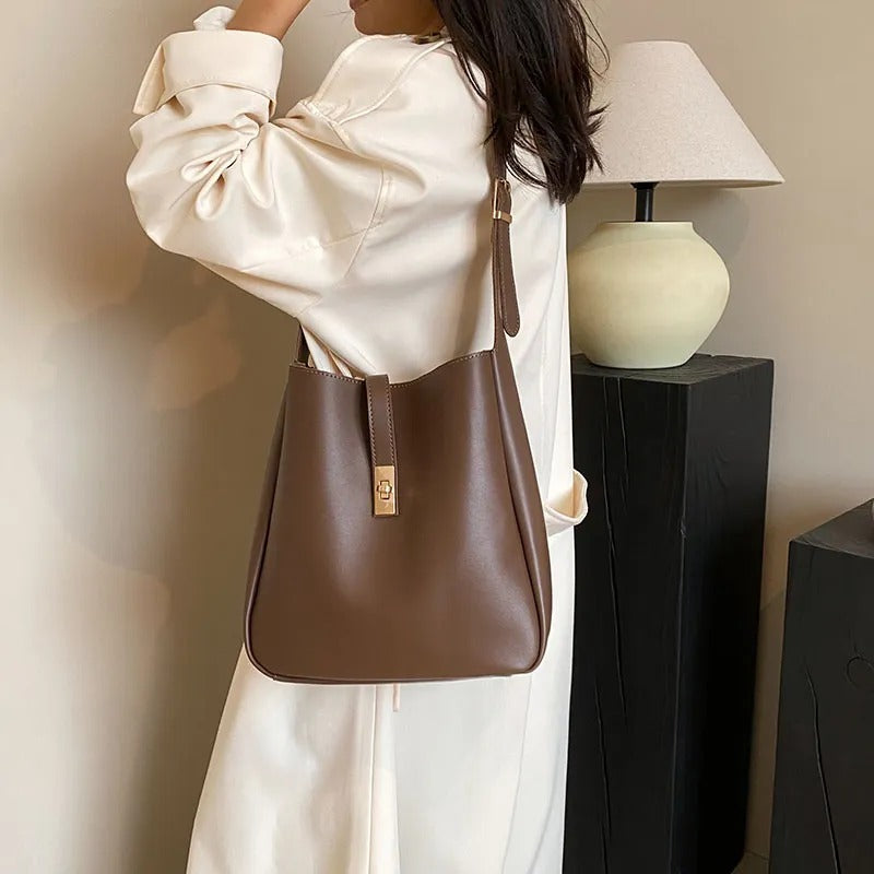 Zea Turn Lock Shoulder Bag