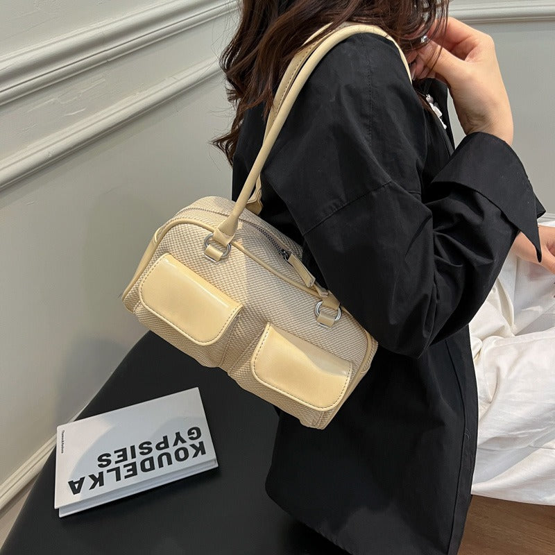 Pebbled Shoulder Bag