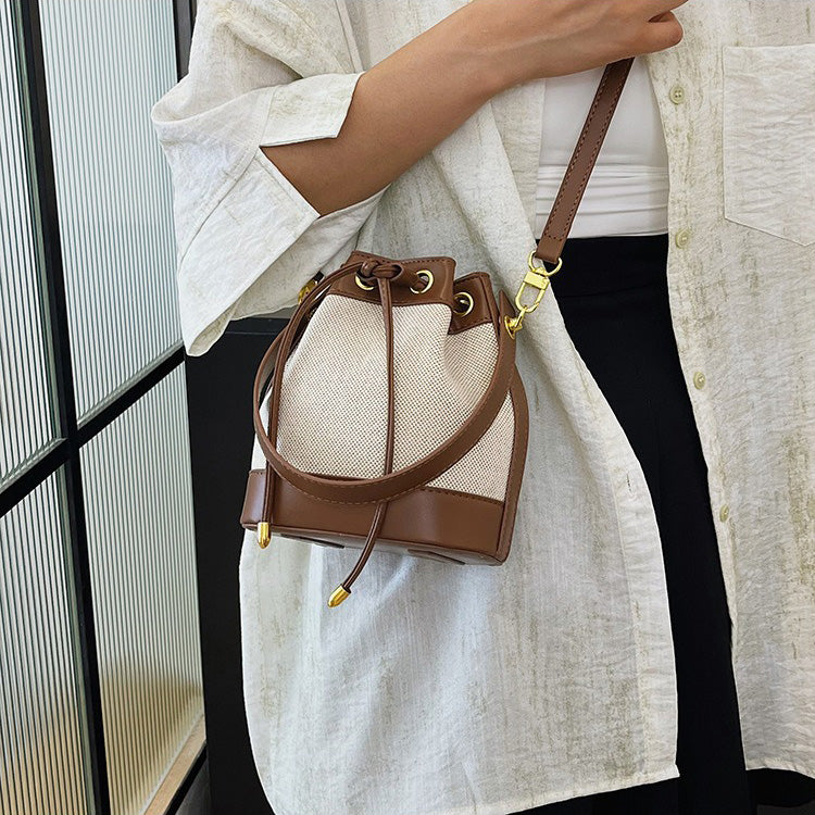 Canvas Bucket Bag