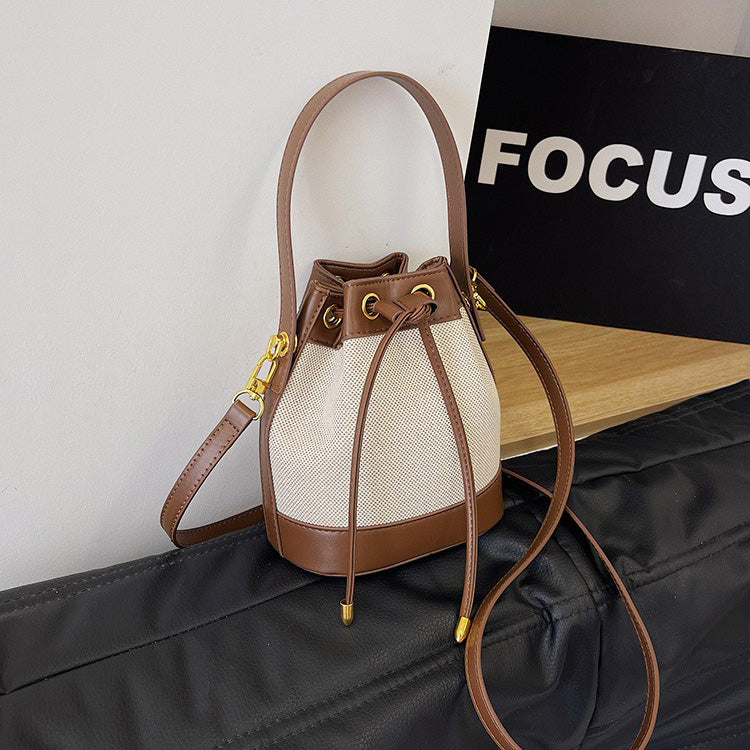Canvas Bucket Bag