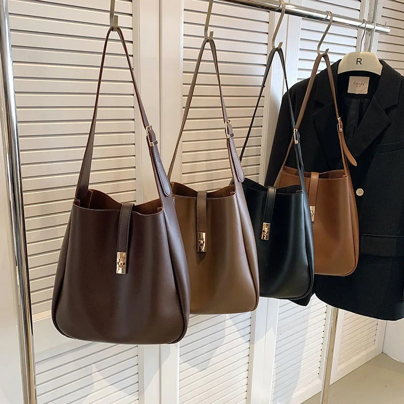 Zea Turn Lock Shoulder Bag