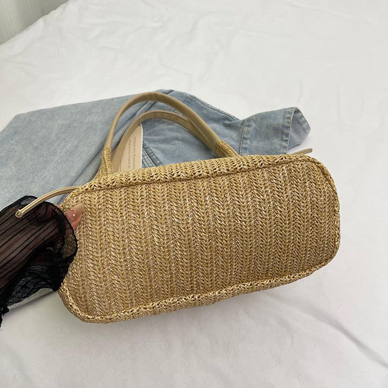 Rylle | Ribbon Straw Tote