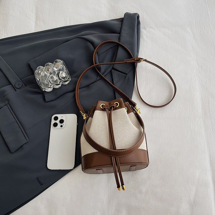 Canvas Bucket Bag