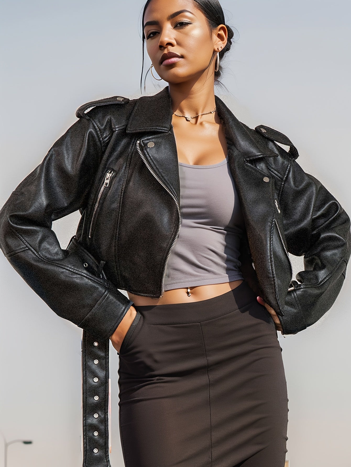 Ciara | Jacket with adjustable belt
