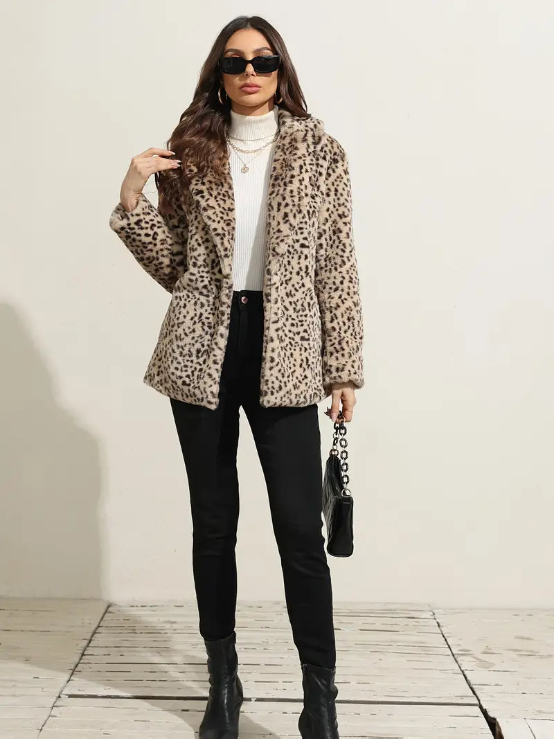 Elle | Faux fur coat