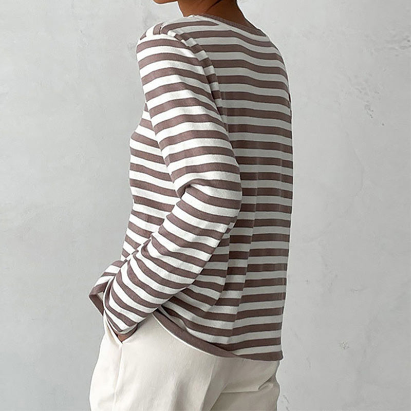 Elise | striped shirt