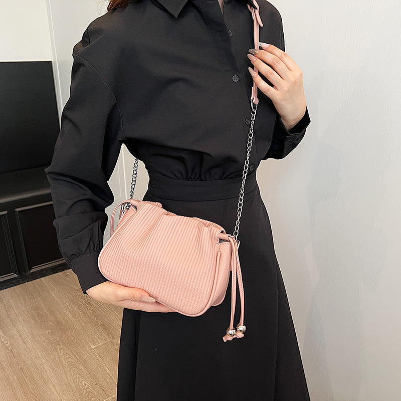 Mini Pleated Crossbody