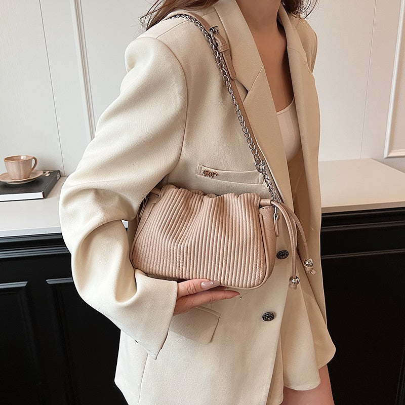 Mini Pleated Crossbody