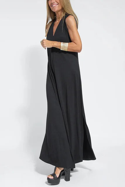Lissa | Vintage jurk met V-hals