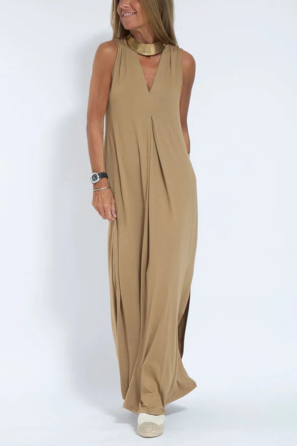 Lissa | Vintage jurk met V-hals