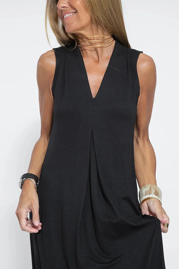 Lissa | Vintage jurk met V-hals
