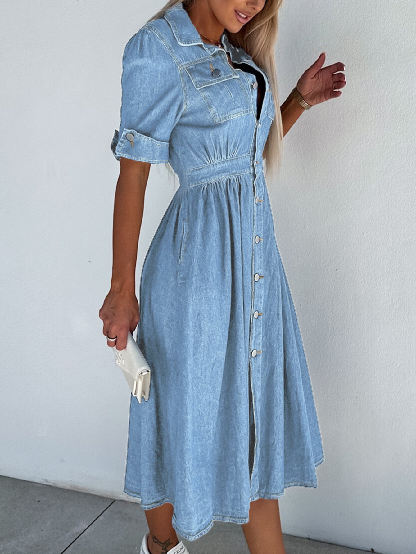 Ellen | Denim jurk