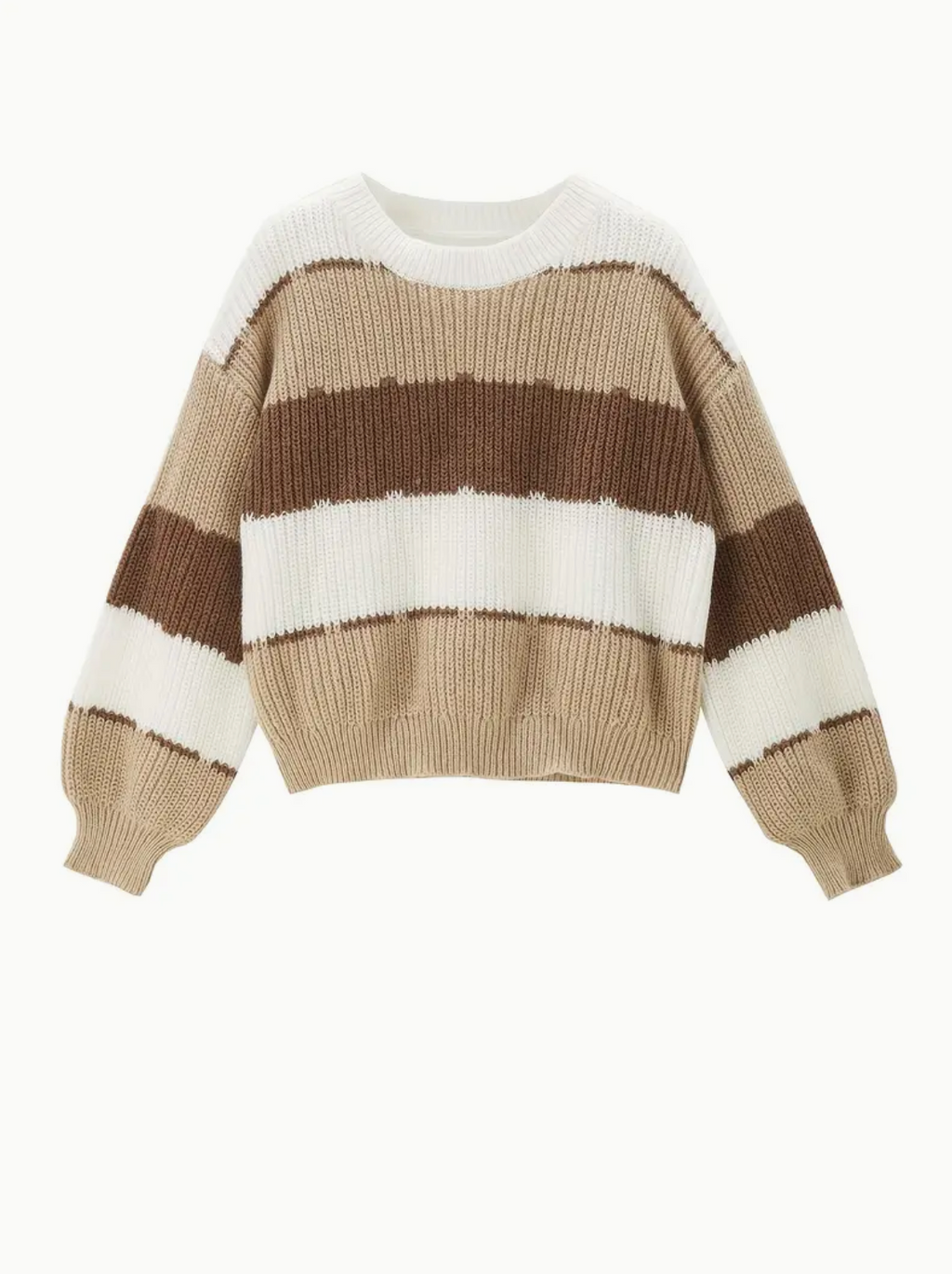 Kayleen | jumper with lantern sleeves