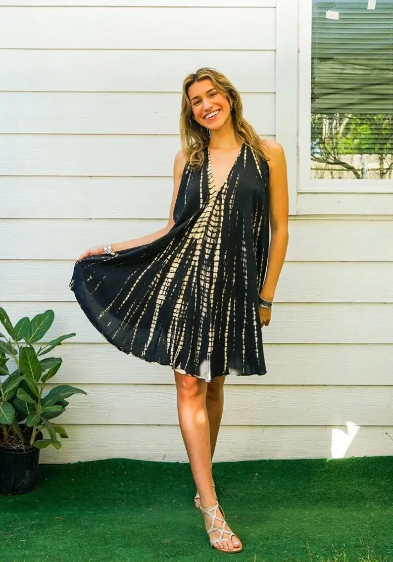 Sunset Glow | Tie-Dye Maxi Jurk
