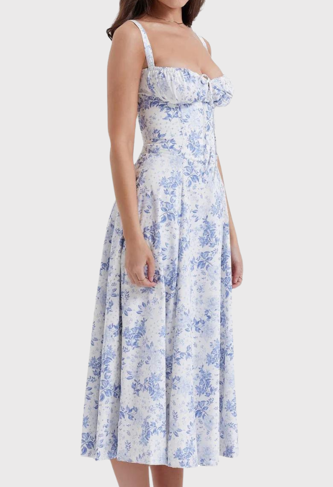 Eva | Jurk met bloemenprint