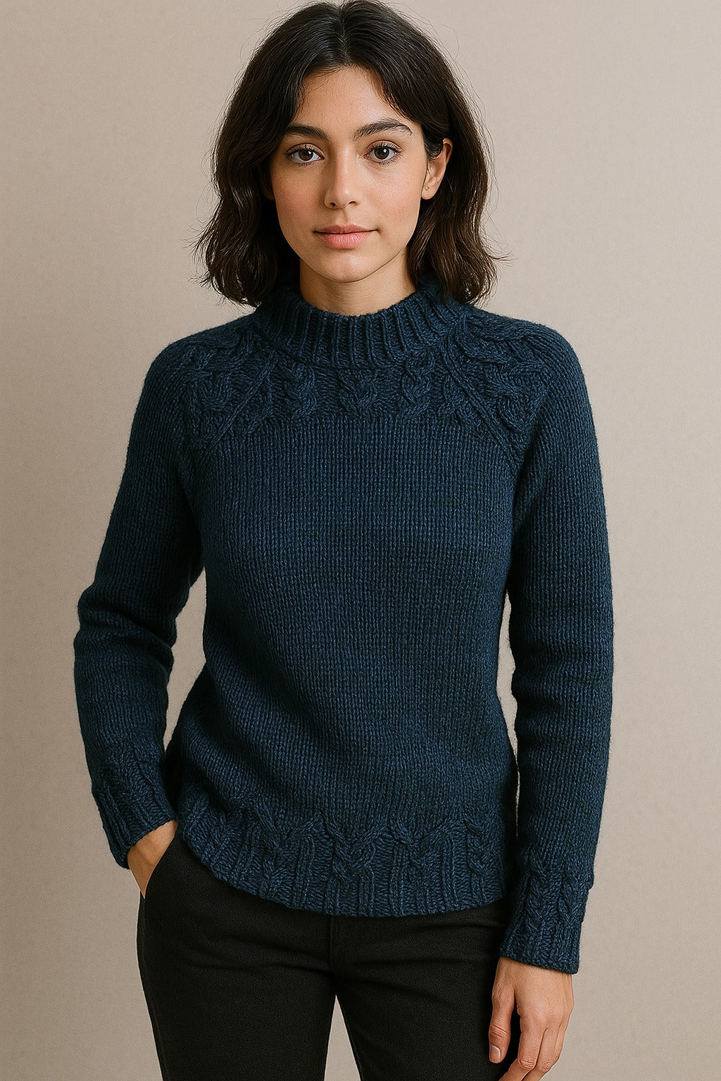 Jayni | Vintage roll-neck jumper