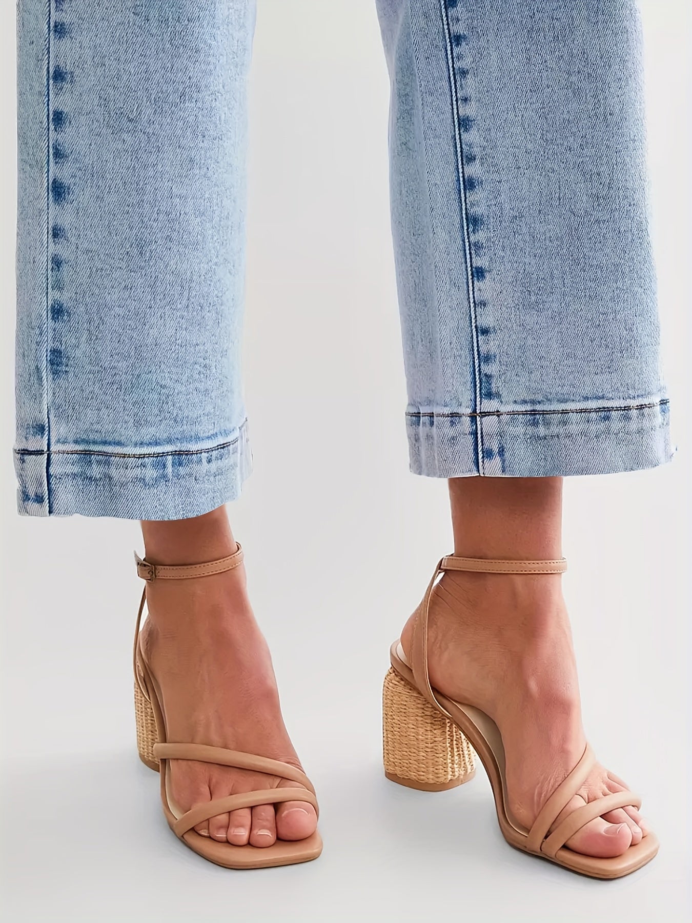 Ellyn | Cropped high waist Jeans