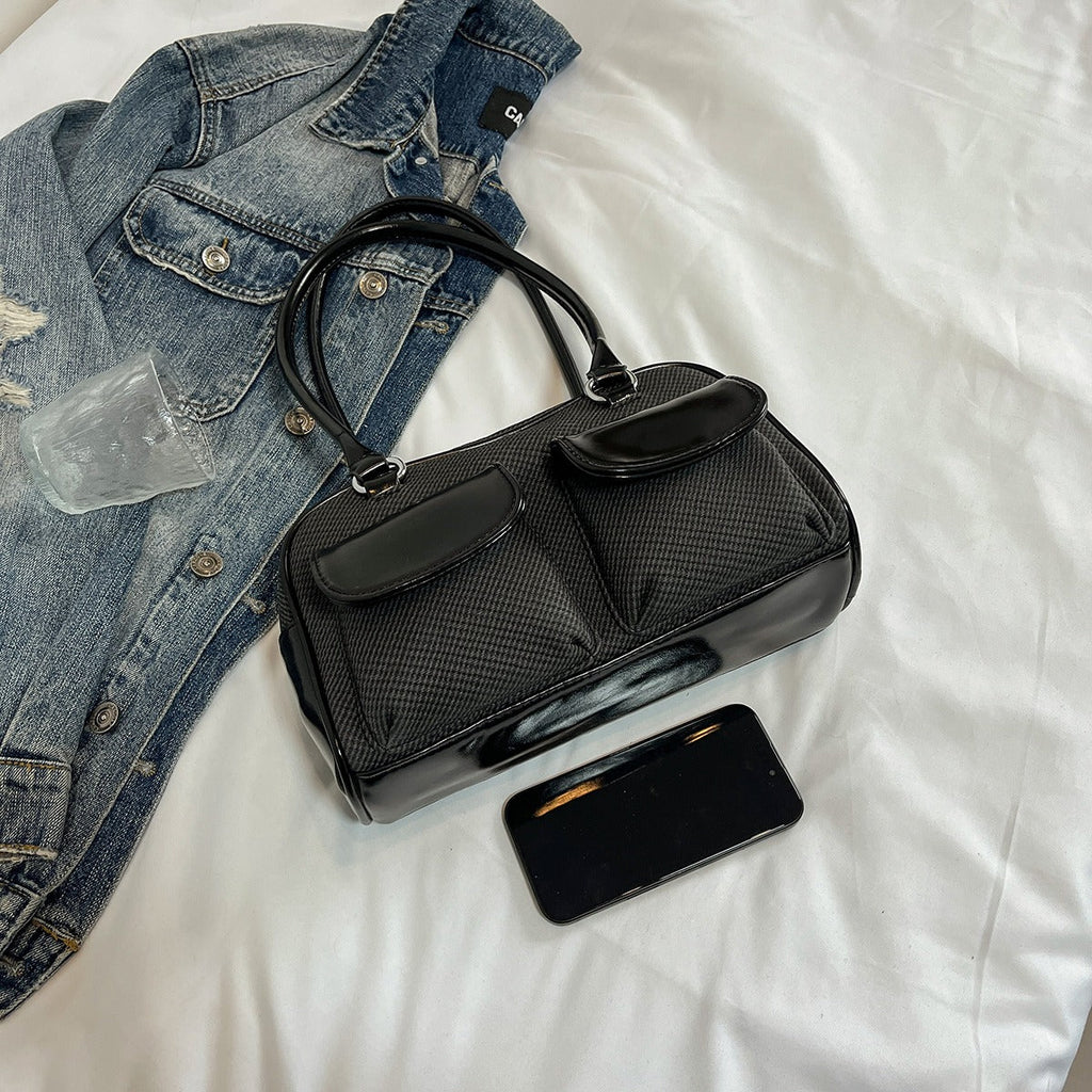 Pebbled Shoulder Bag