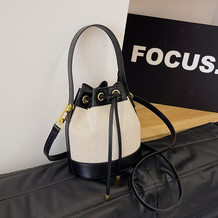 Canvas Bucket Bag