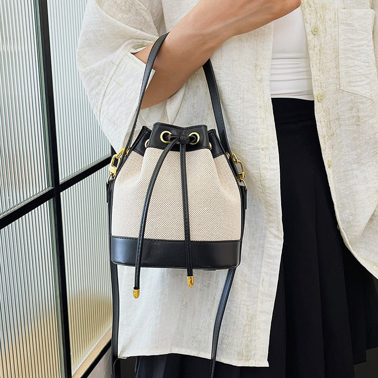 Canvas Bucket Bag