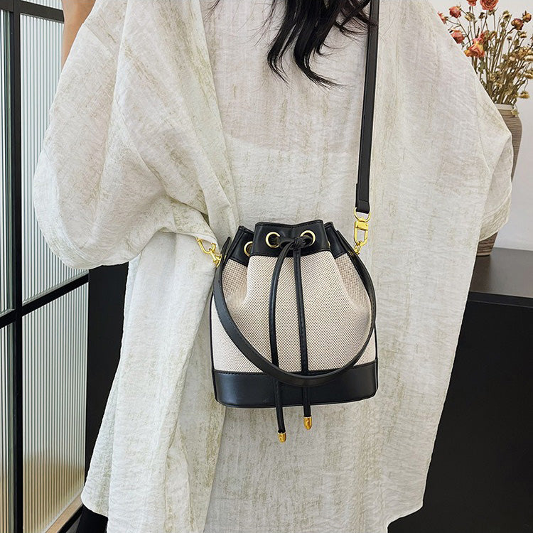 Canvas Bucket Bag