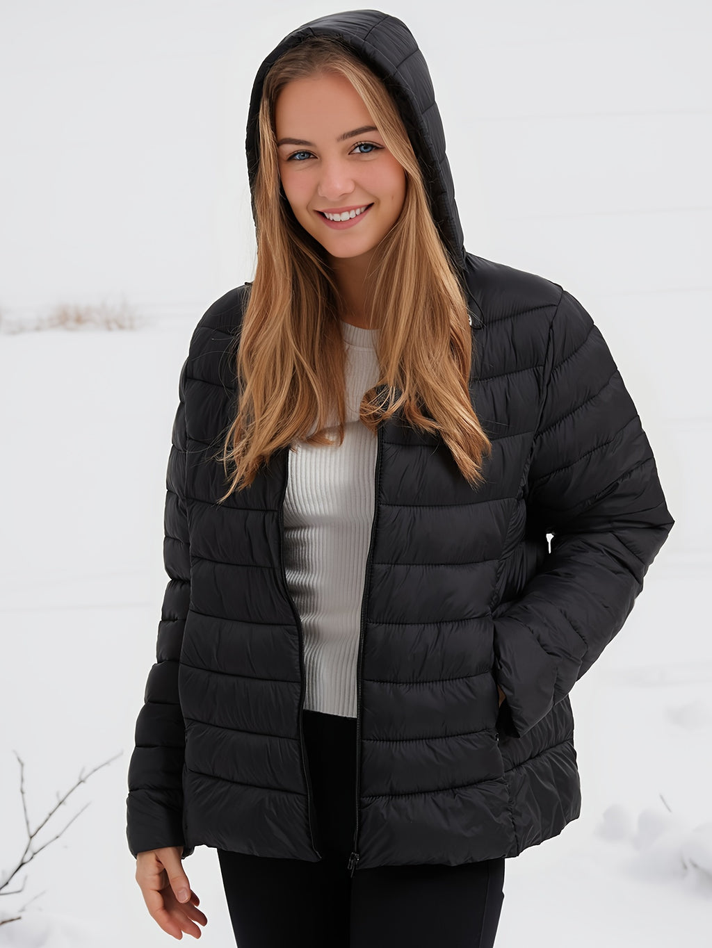 Lorah | Quilted jacket with hood