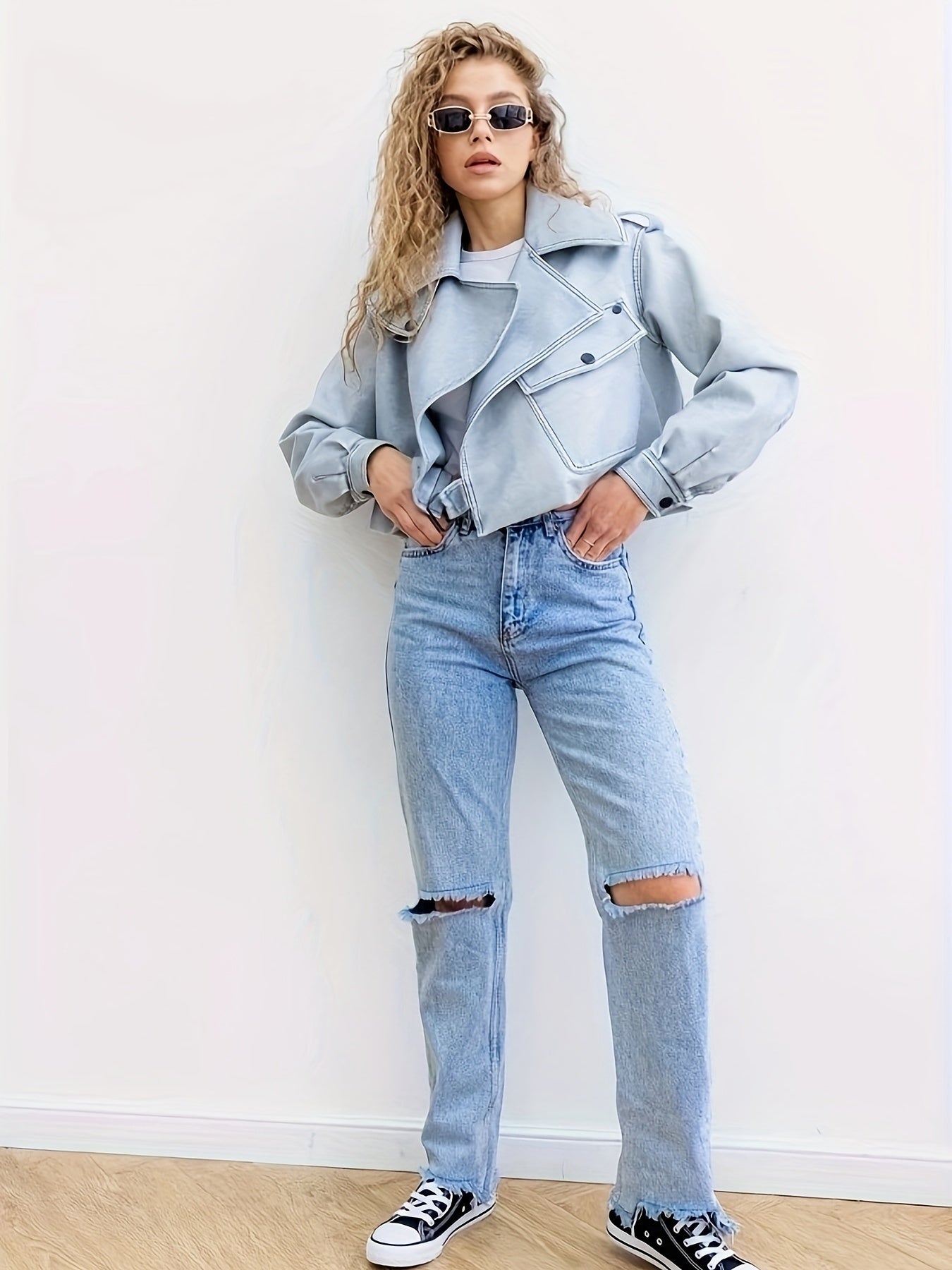 Olyvia | Jacket with flap pockets