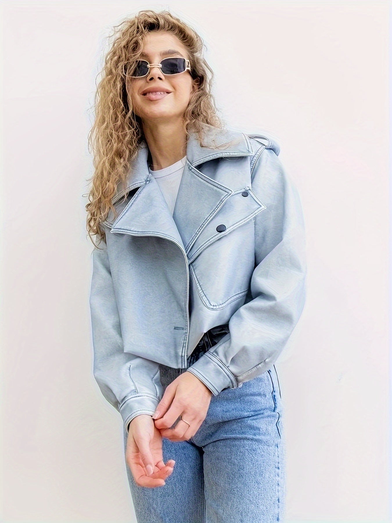 Olyvia | Jas met klepzakken