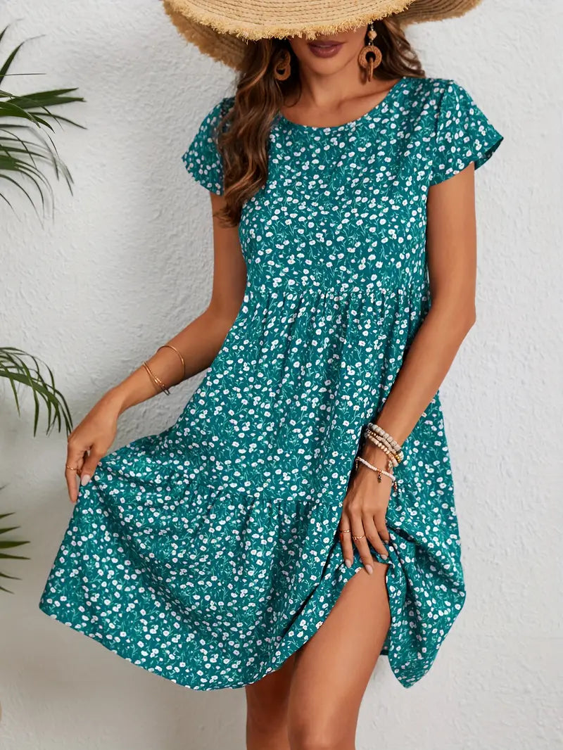 Cyenna | Jurk met bloemenprint