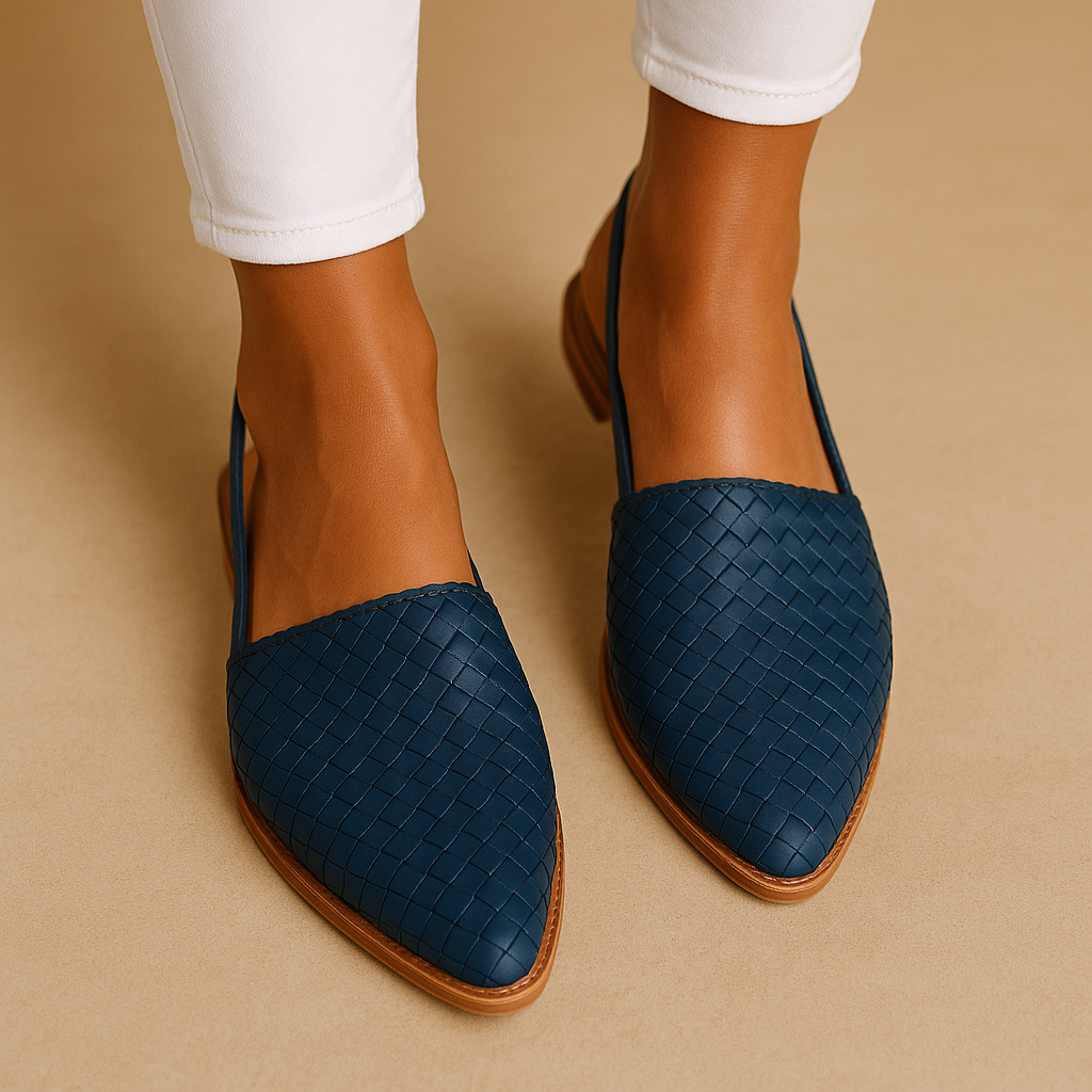 Woven Slingback Flats