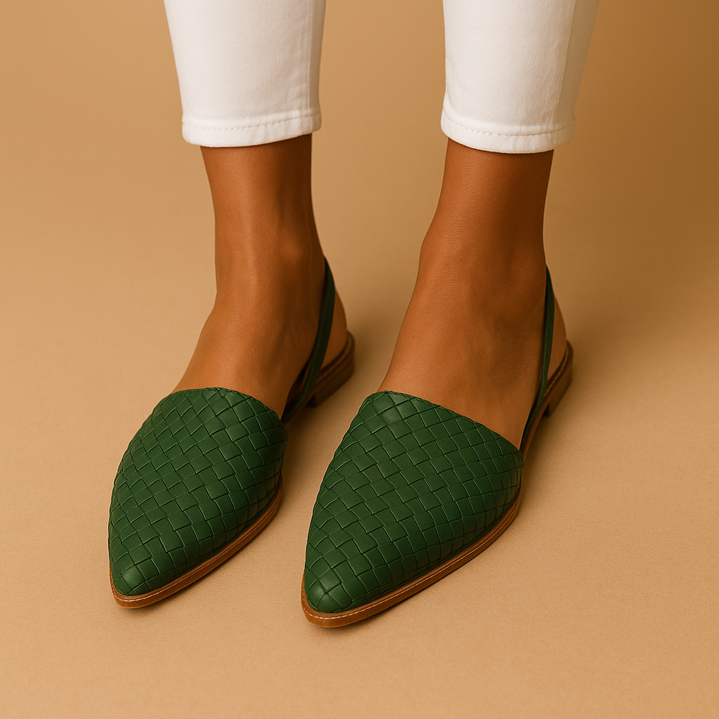 Woven Slingback Flats