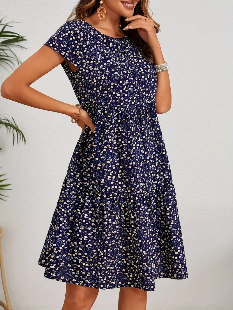 Cyenna | Jurk met bloemenprint