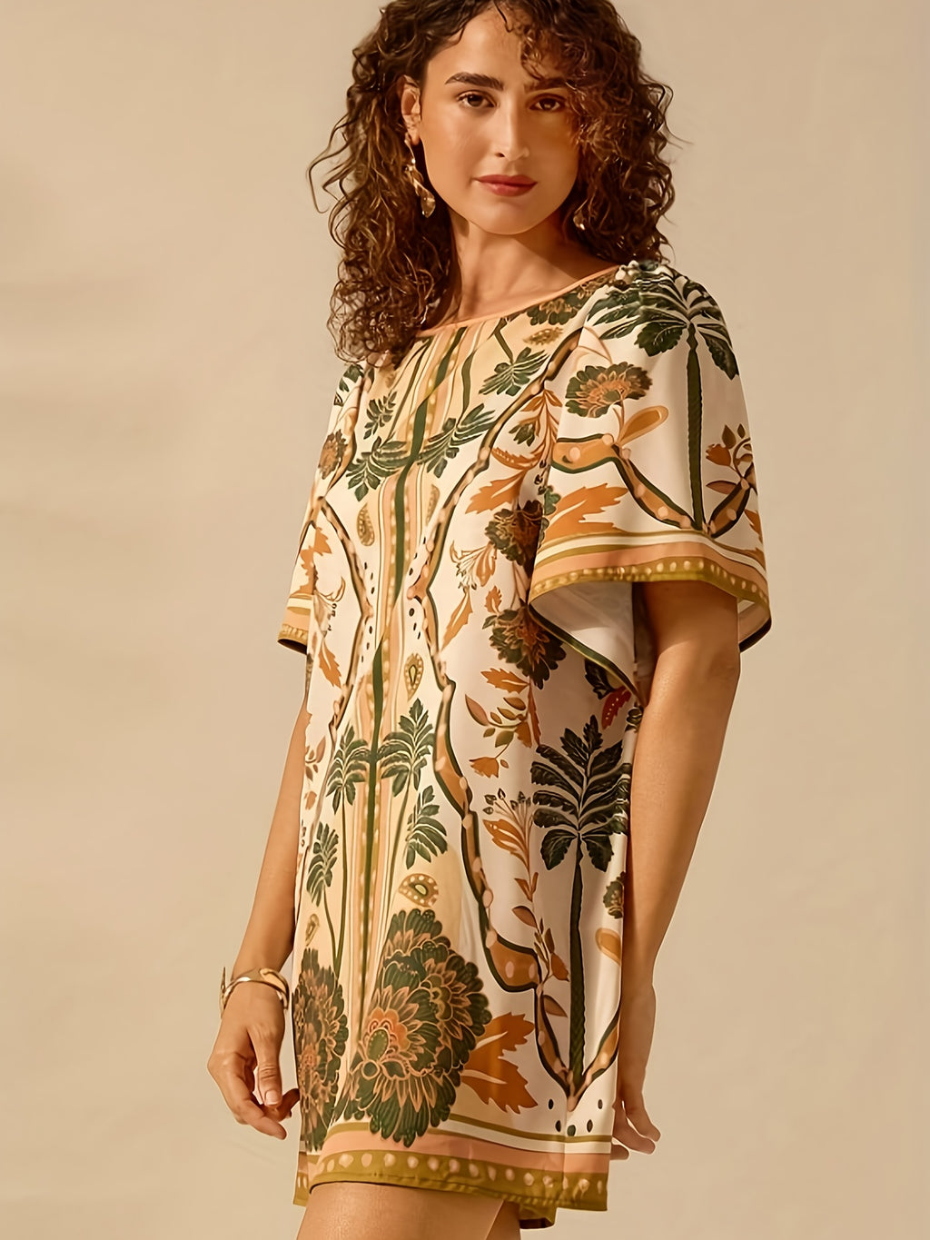 Suzy | Tunic with tropical floral print