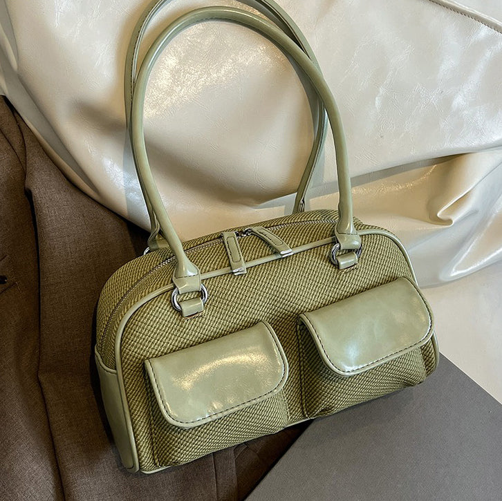 Pebbled Shoulder Bag