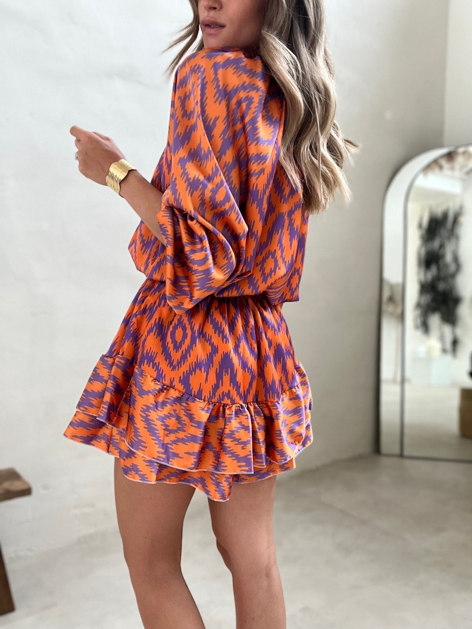 NAOMI | Zomerjurk met print