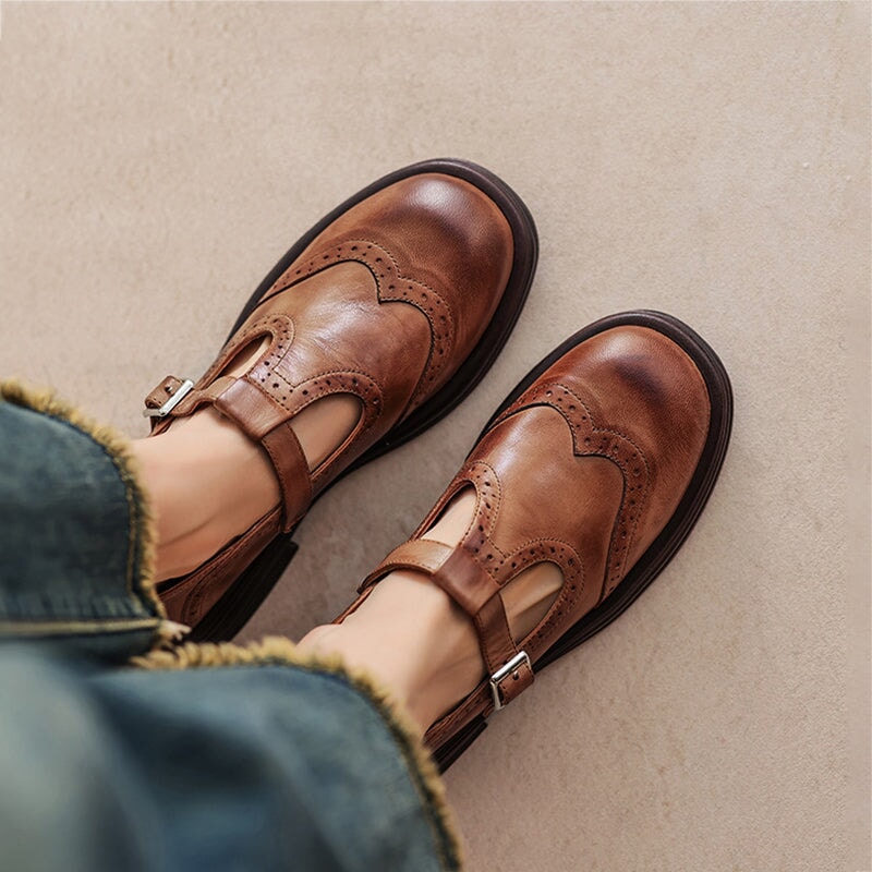 Skyla | T‑strap mules