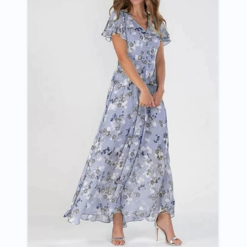 Liza | Jurk met bloemen patroon