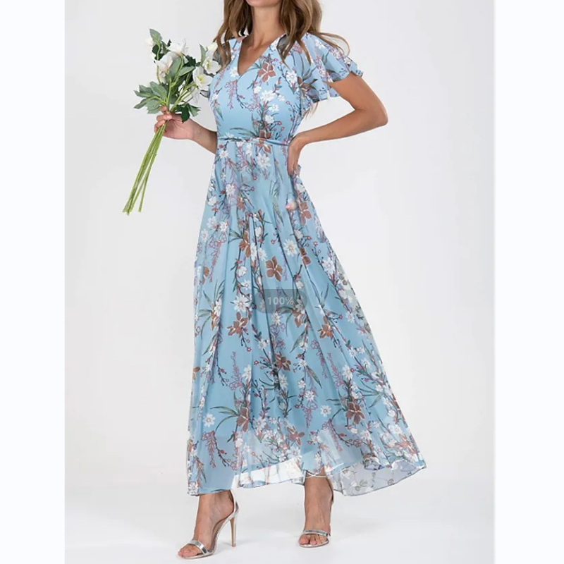 Liza | Jurk met bloemen patroon