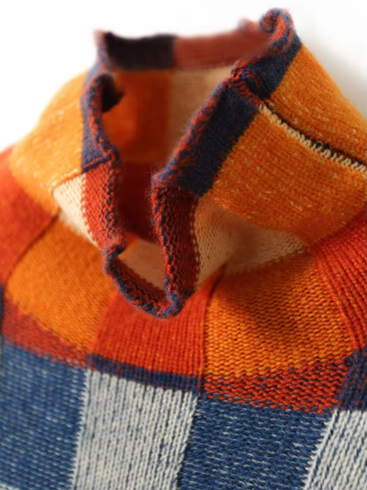 Nina™ | Patchwork Turtleneck