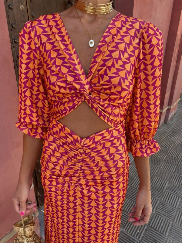 Jaysa | Cut-out midi dress