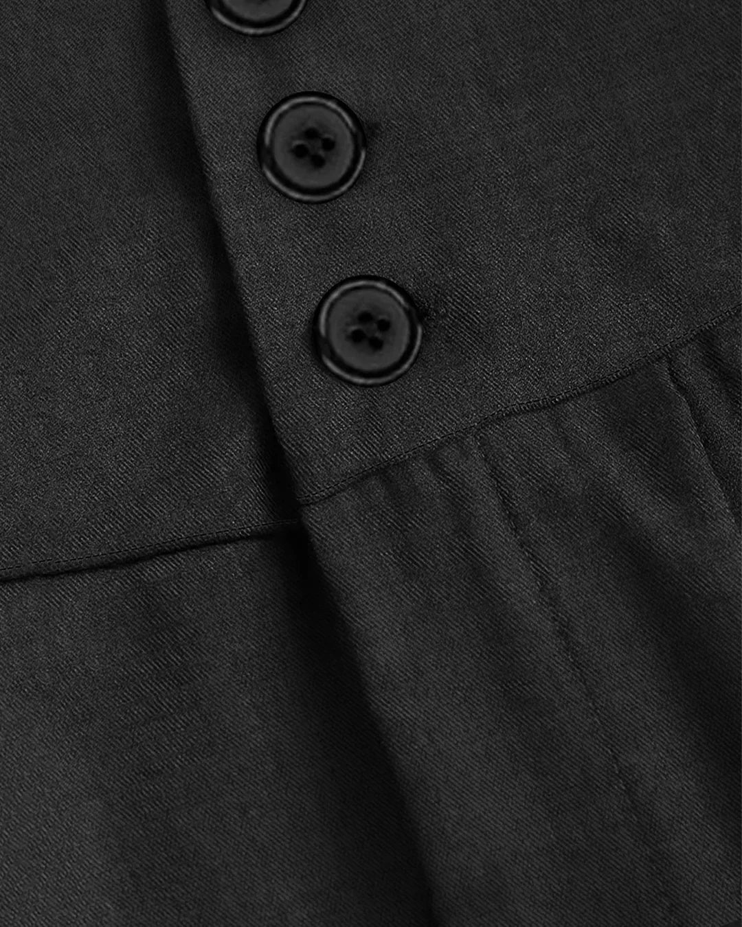 Crina | Button corset wide-leg trousers