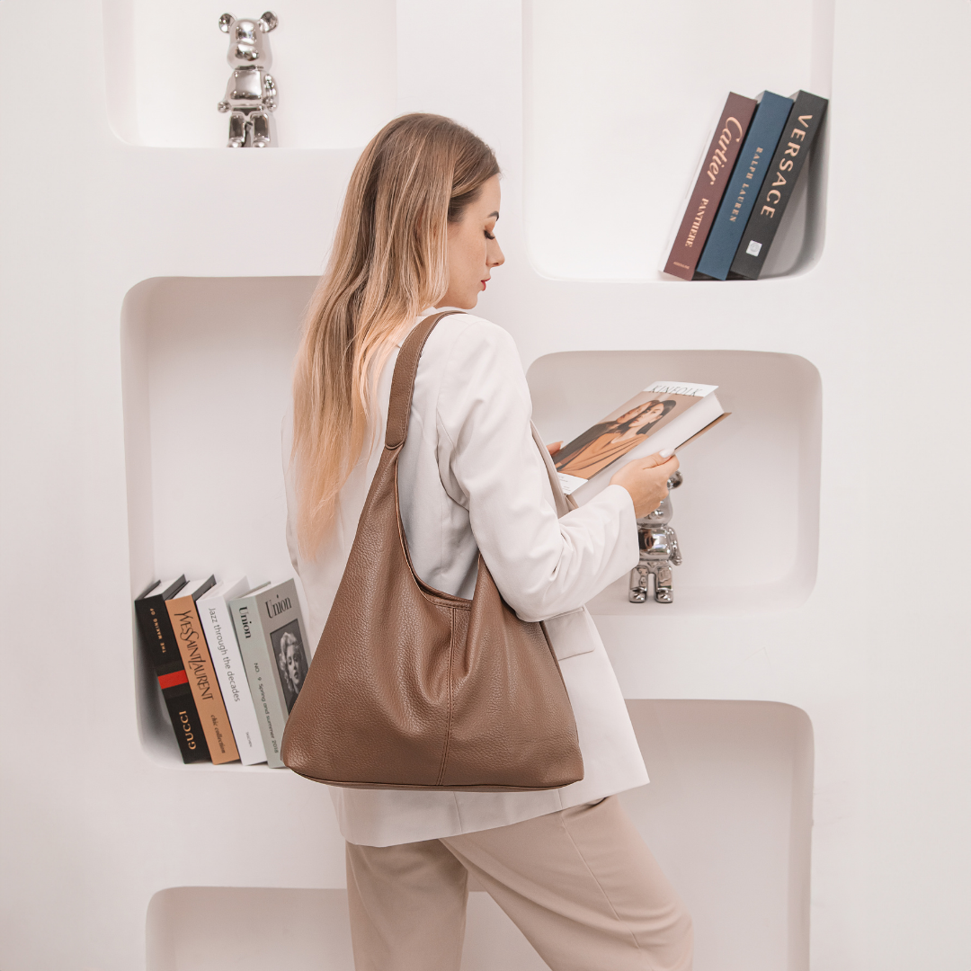 Vegan Leather Hobo Bag