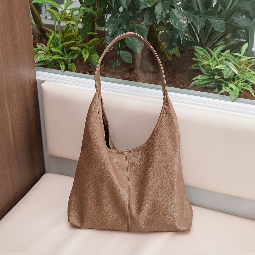 Vegan Leather Hobo Bag